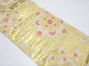 花唐草に華紋織り出し袋帯